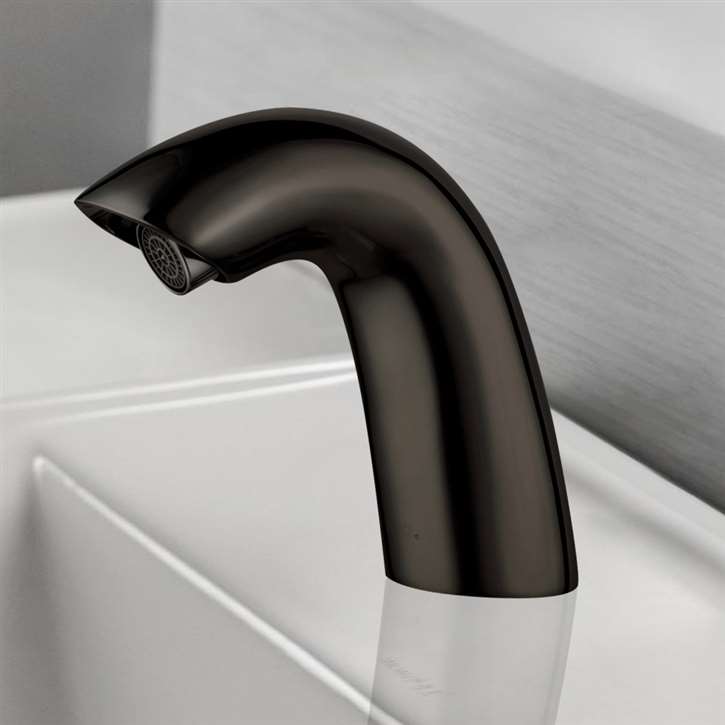Fontana Conto Commercial Automatic Hands Free Faucet Matte Black 
