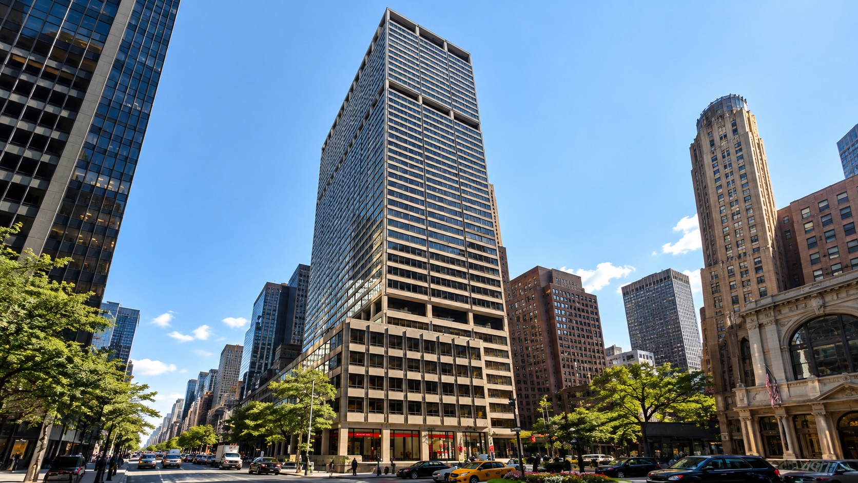 345 Park Avenue corporate office tower architecture in Midtown Manhattan