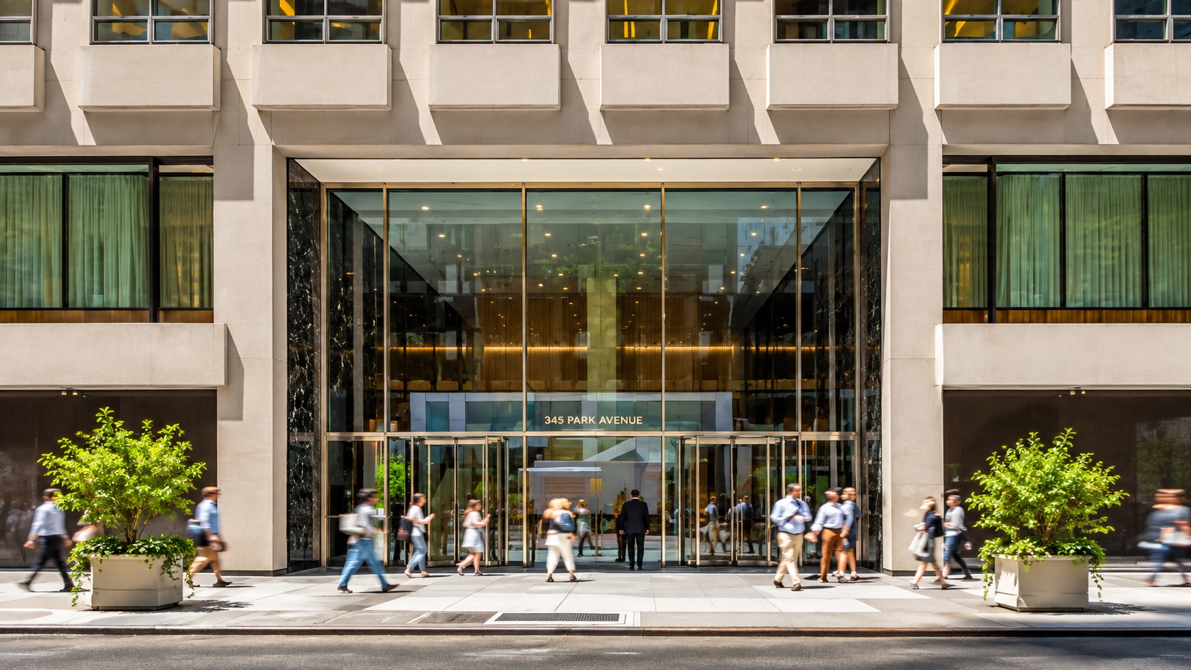 Park Avenue architectural context near 345 Park Avenue New York