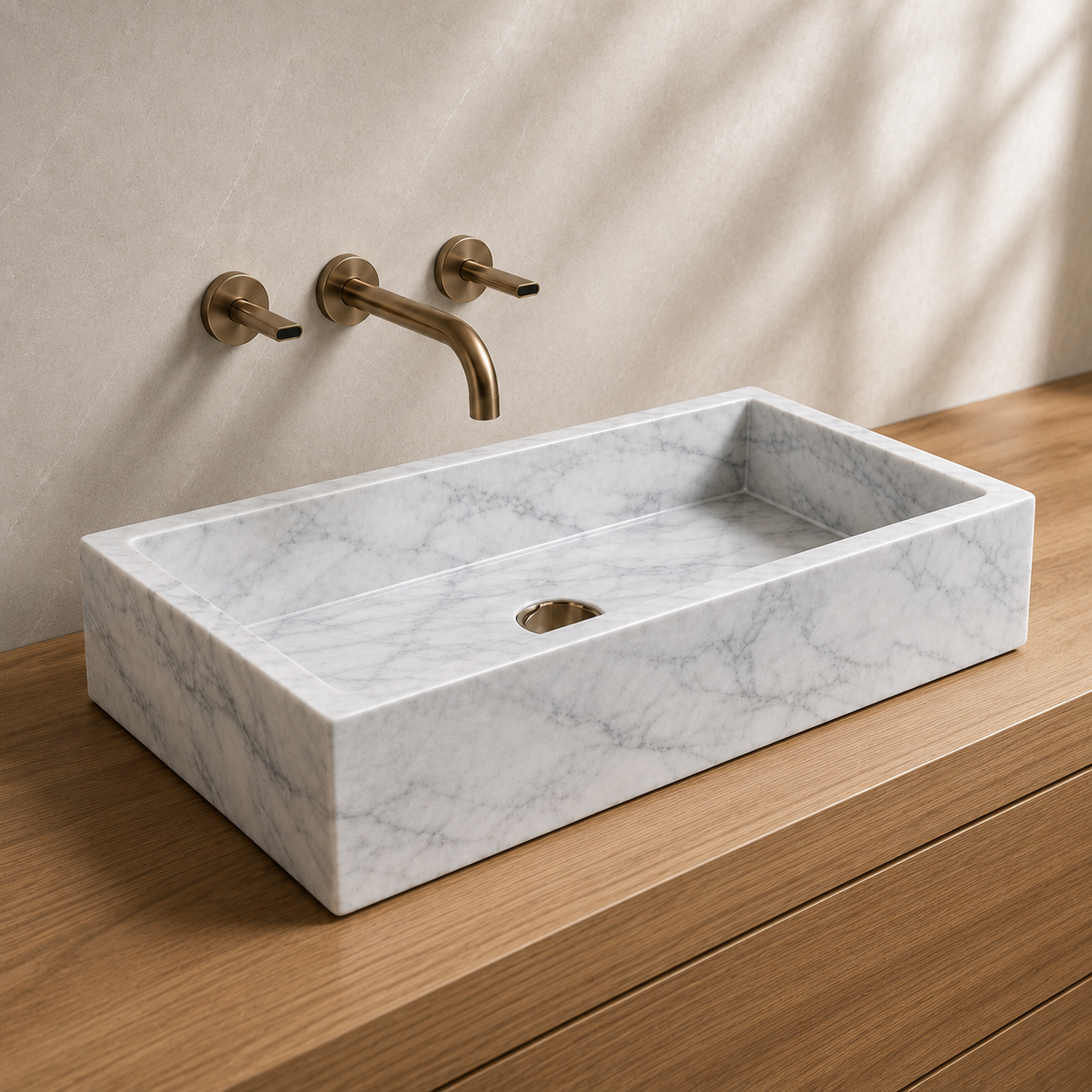 BathSelect BS20038AB Antique Brass Touchless Faucet and Soap Dispenser