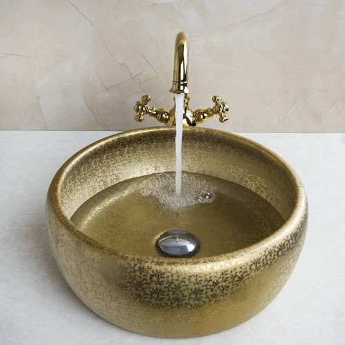 Belo Gold Finish Kitchen Faucet & Sink