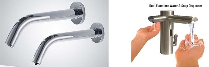 Best Commercial Building Restroom Faucet with Soap Dispenser
