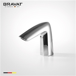 Bravat Commercial Deck Mount Bright Chrome Automatic Sensor Faucet