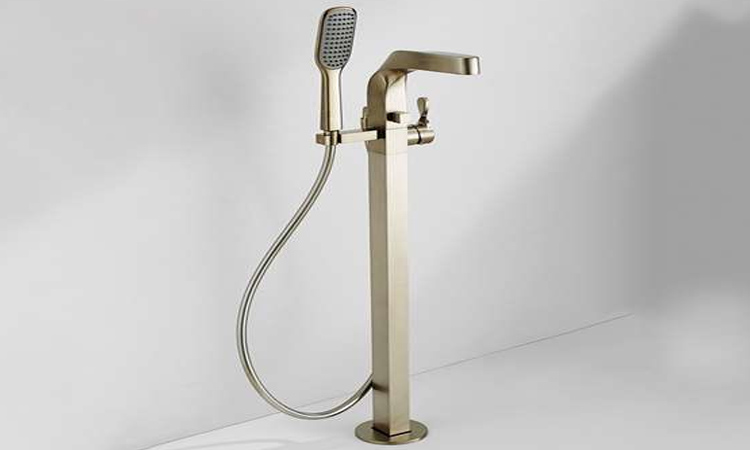 Bravat Luxury Free Standing Brushed Faucet