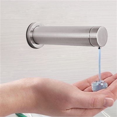 Brushed Nickel Finish Commercial Automatic Sensor Soap Dispenser