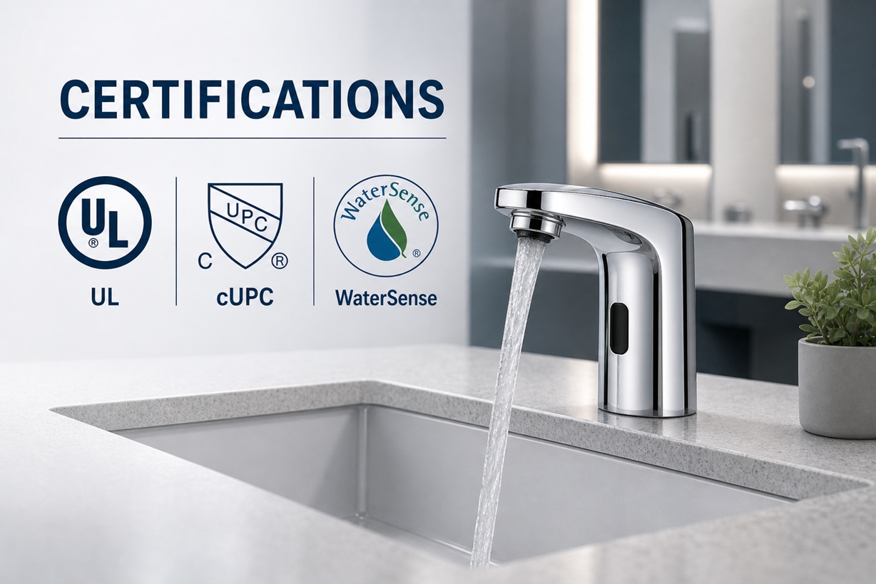Certified commercial faucets