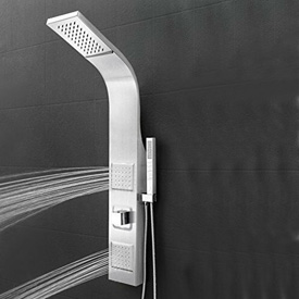 Fontana Reno 39" Brushed Nickel Wall Mount Shower Panel