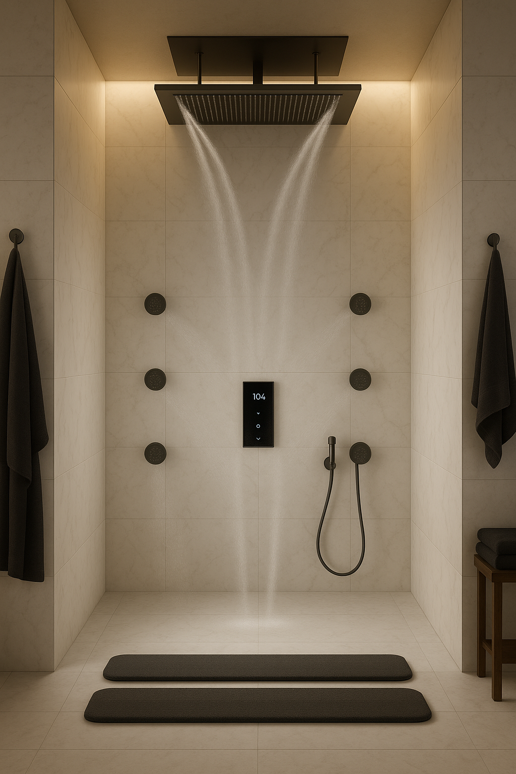 BathSelect RadianceStream luxury shower concept