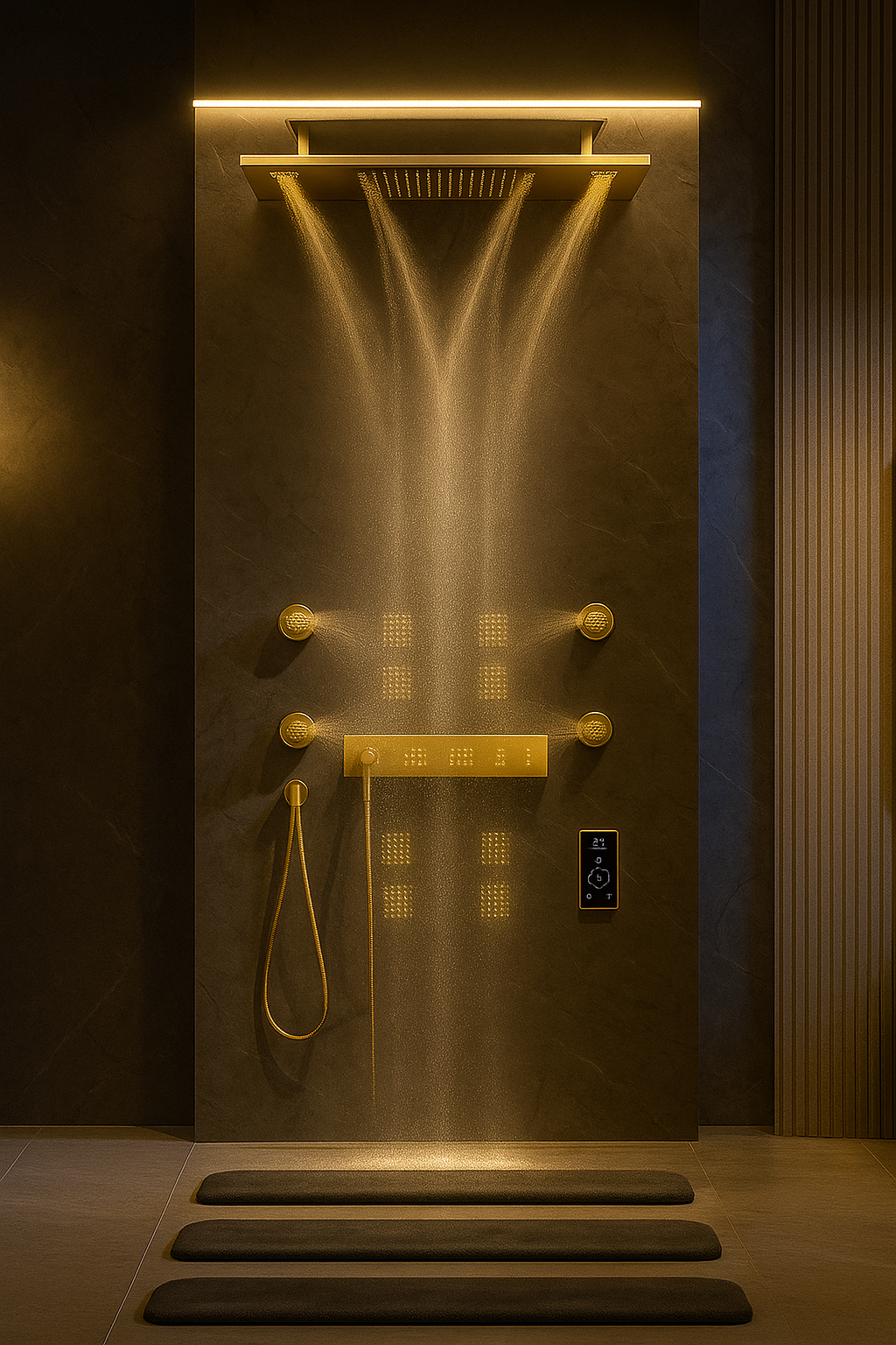 Fontana GlamourSpa luxury rainfall ceiling module