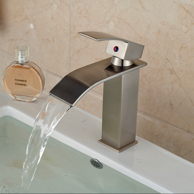 hiasso-Waterfall-Brushed-Nickel-Bathroom-Faucet