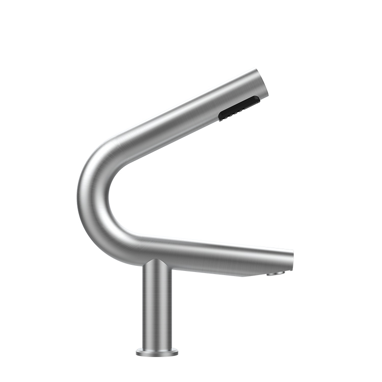 Fontana Commercial Automatic Touchless Sensor Faucet With Hand Dryer In Brushed Nickel