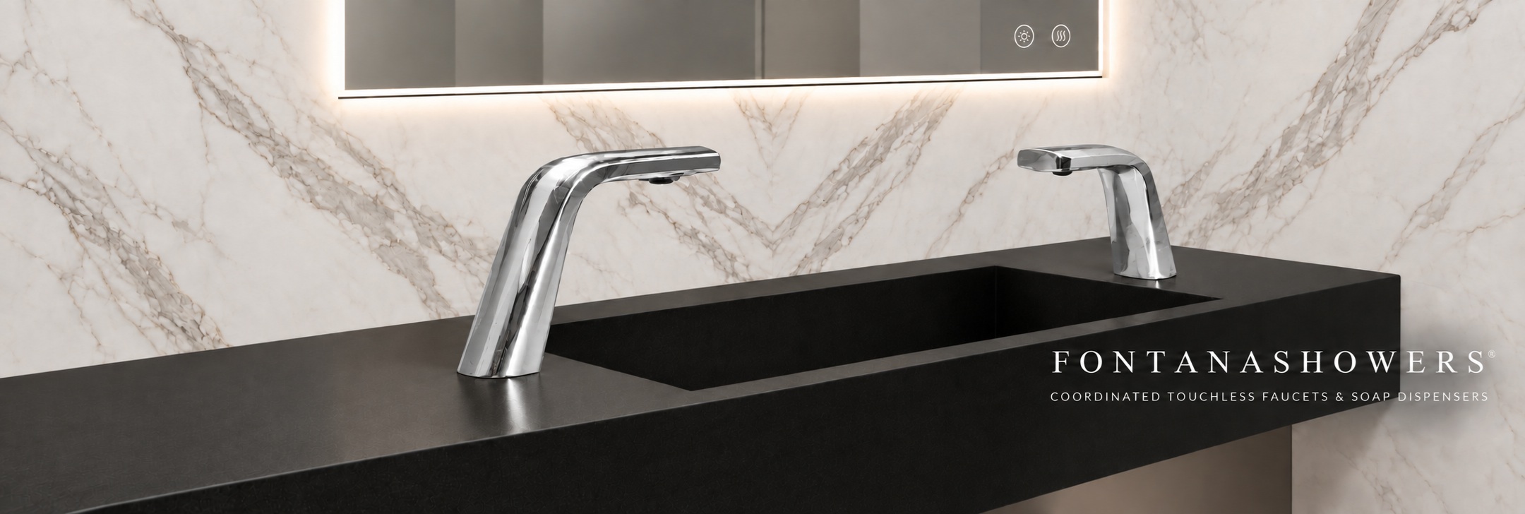Fontana touchless faucet system components and installation coordination