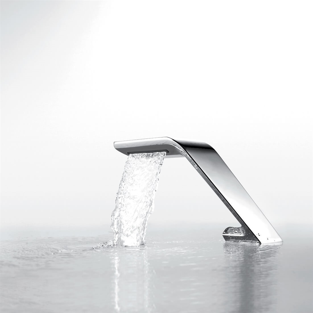 Cutting-Edge Bathroom Vanity Induction Copper Hot And Cold Sink Faucet Single Hole Electronic Adjust
