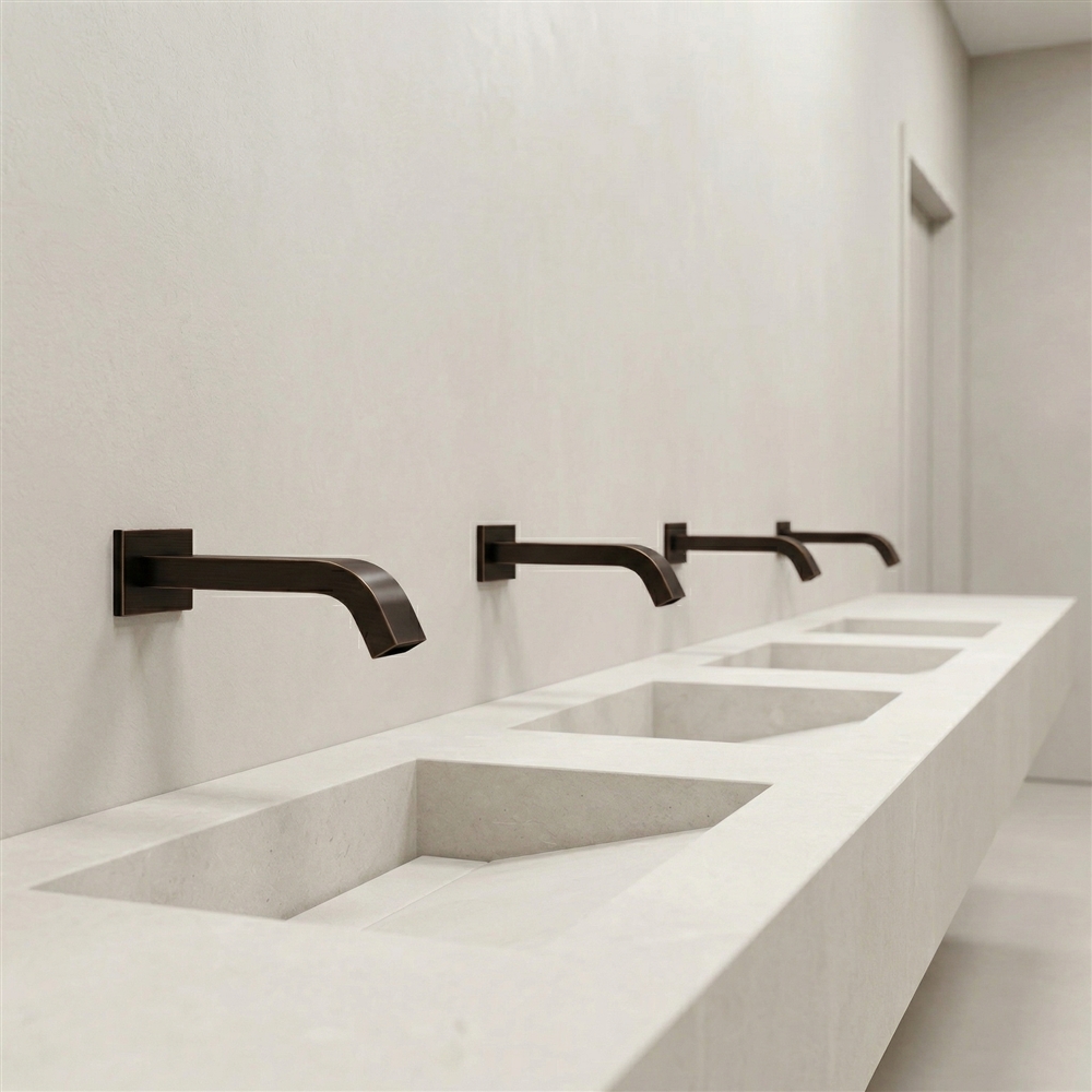 sensor-activated fixtures for hygiene water efficiency and occupant wellness