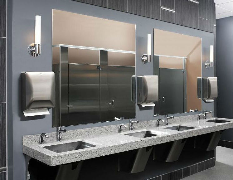 Fontana Lyon Freestanding Chrome Finish Commercial Automatic Sensor Faucet