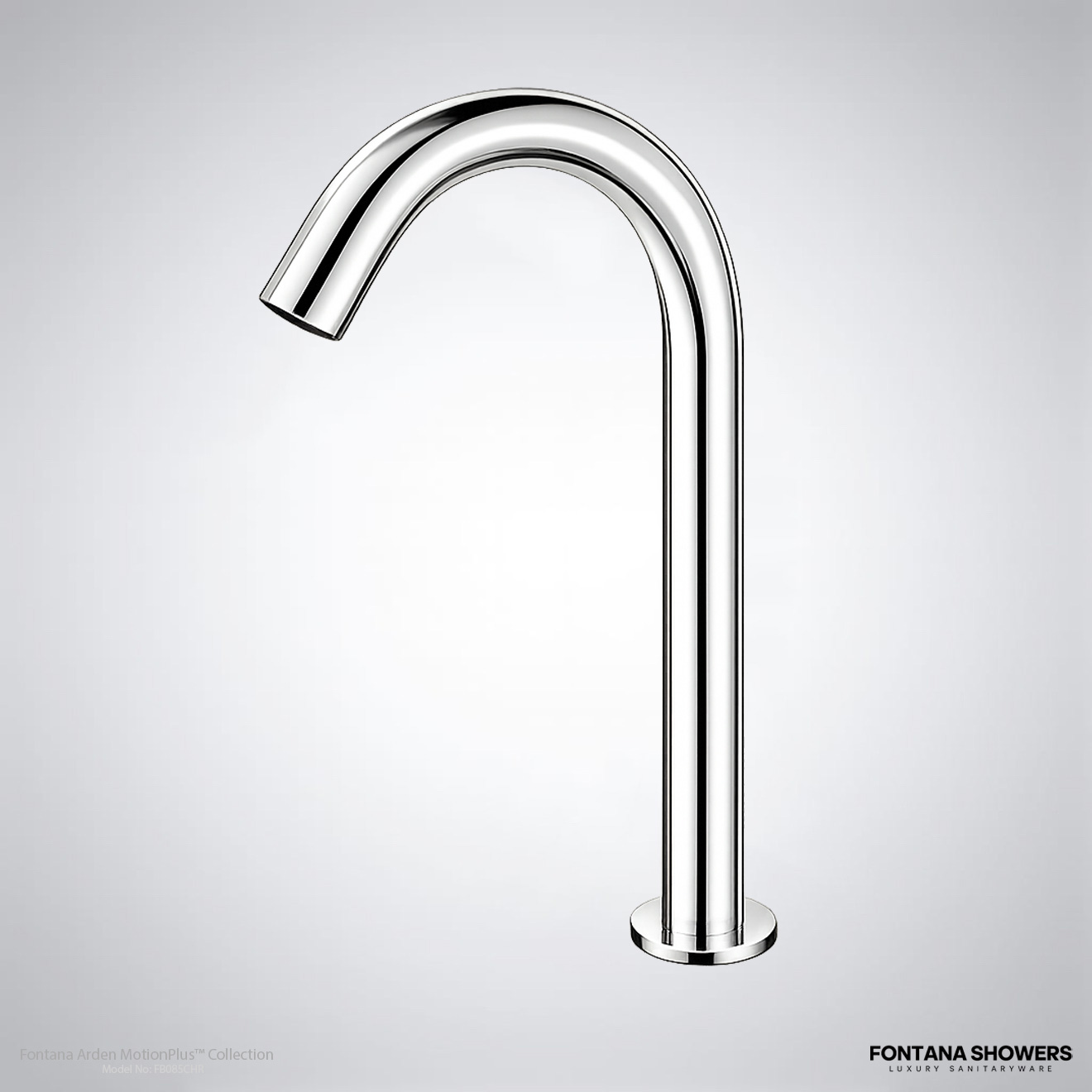 Fontana Chrome Infrared Commercial Motion Sensor Faucet FB085CHR