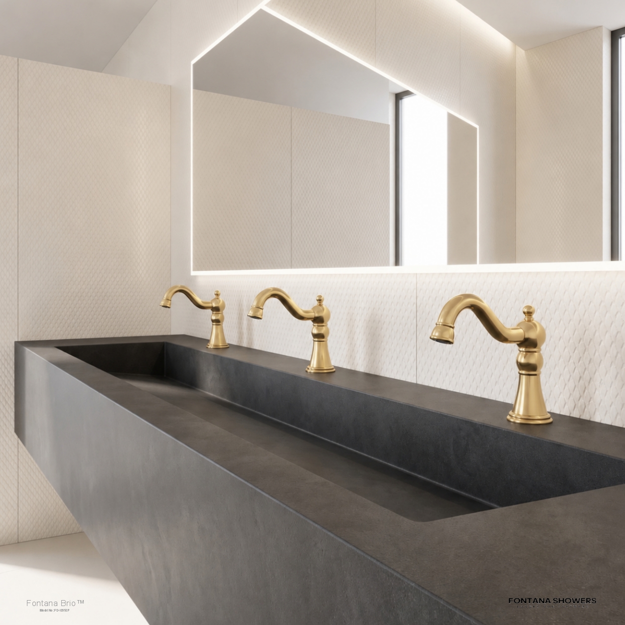 Fontana Commercial Chrome Automatic Sensor Hands Free Faucet, product view 2
