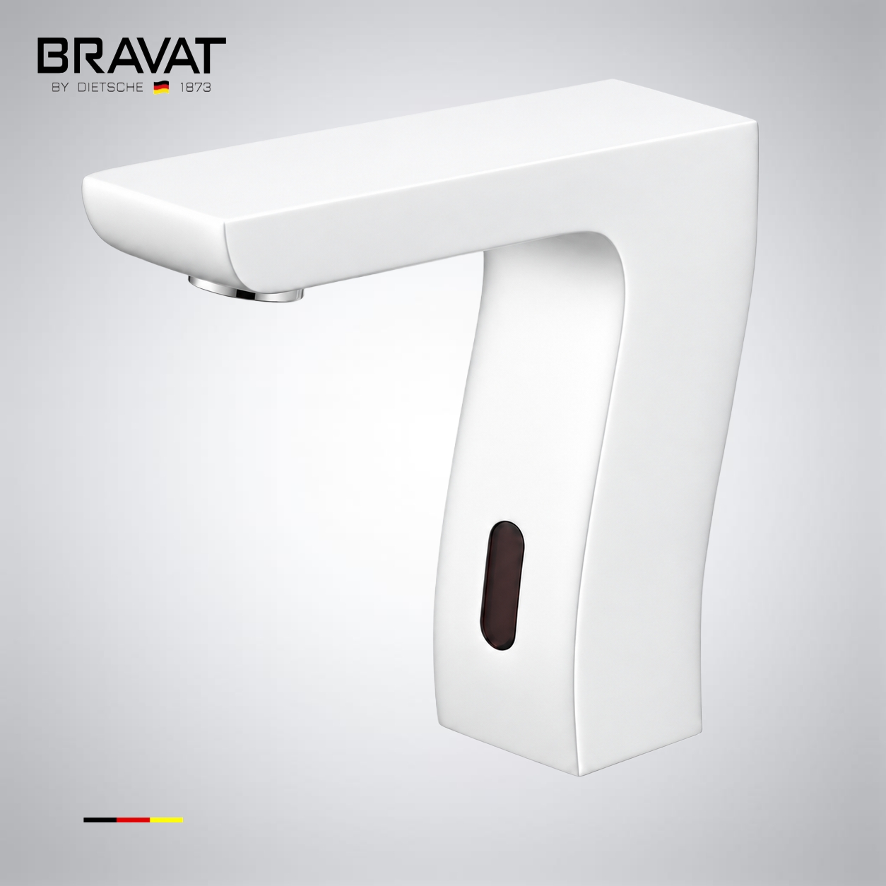 FontanaStreamEdge Matte White Touchless Sensor Faucet