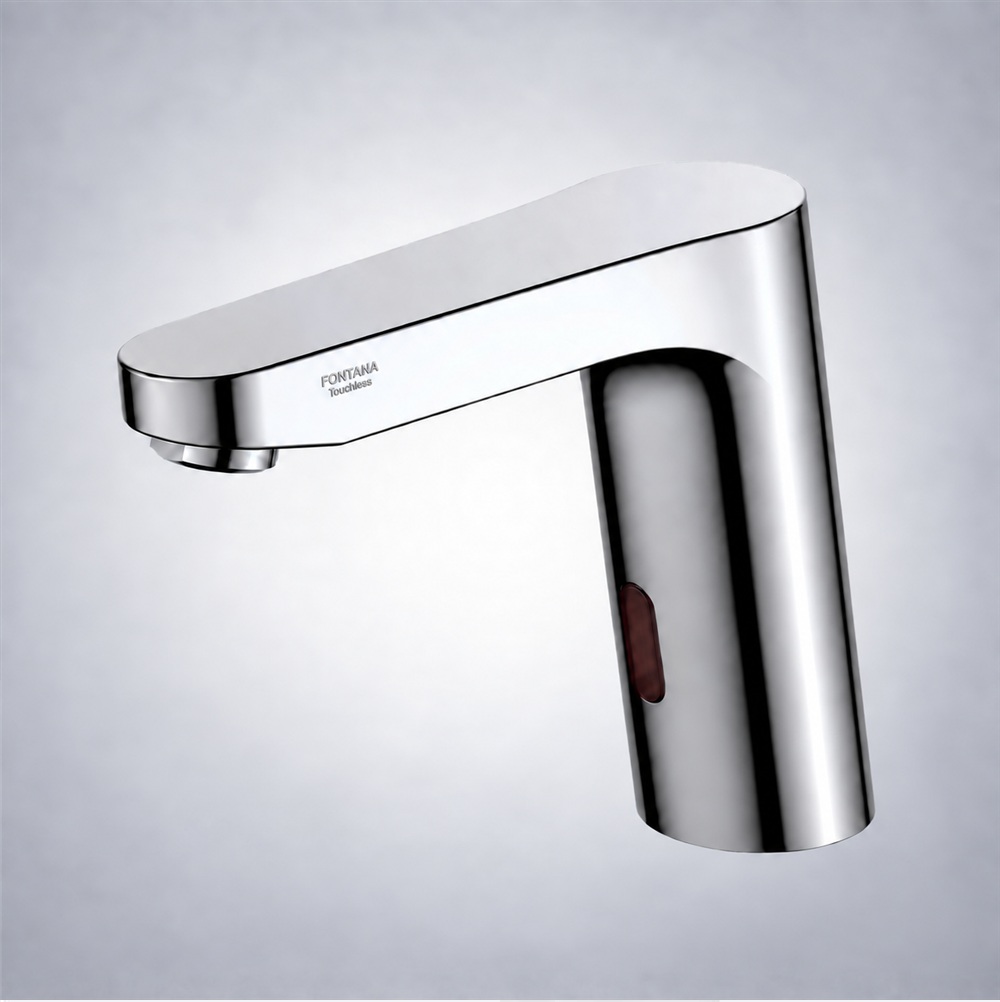 Touchless Bathroom Faucet Fontana brand BIM Bravat Commercial Motion Chrome Sensor Faucets