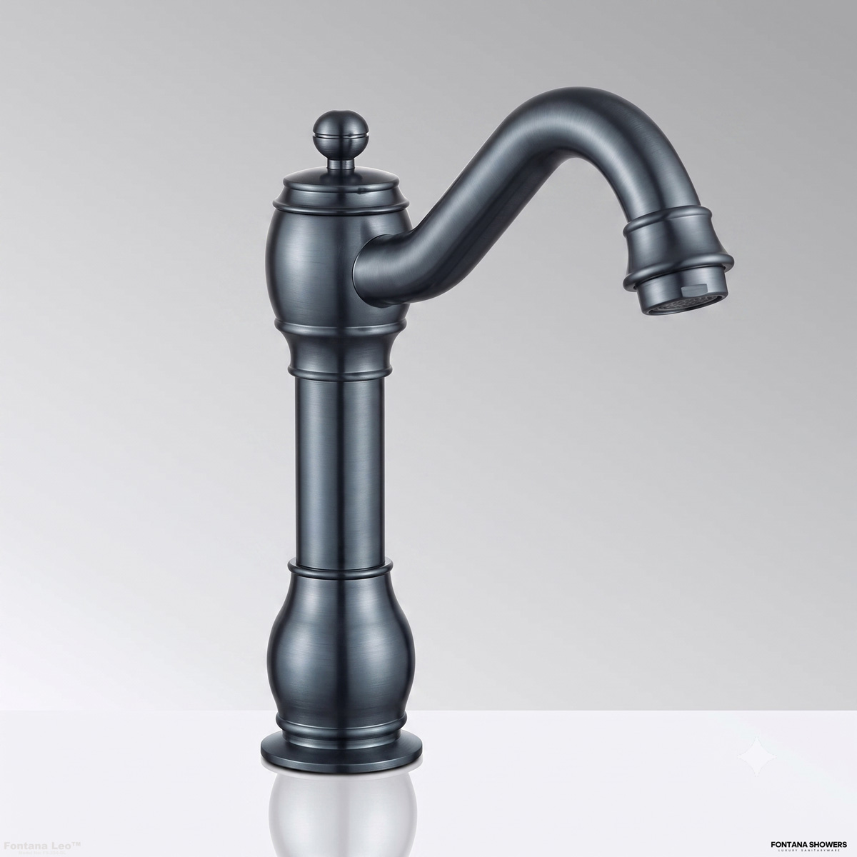 Fontana Gun Metal Gray Commercial Automatic Touchless Faucet FS-354-GMG