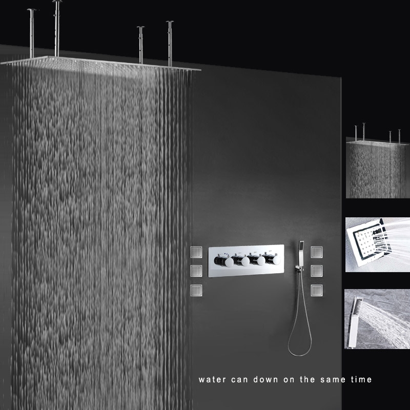 Fontana Lima Luxury Stainless Steel Shower Set