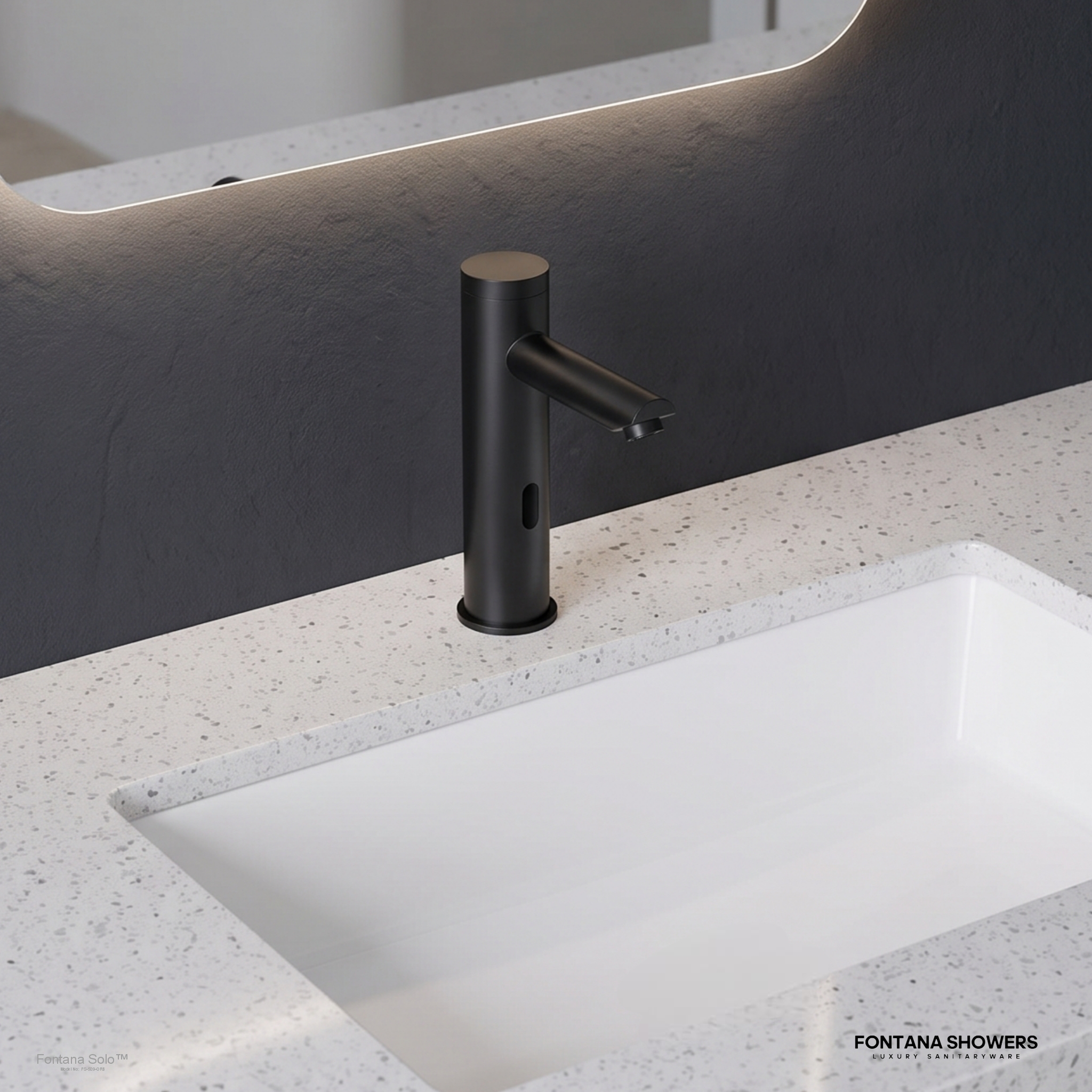 Solo Oil Rubbed Bronze Touchless Motion Activated Sink Faucet