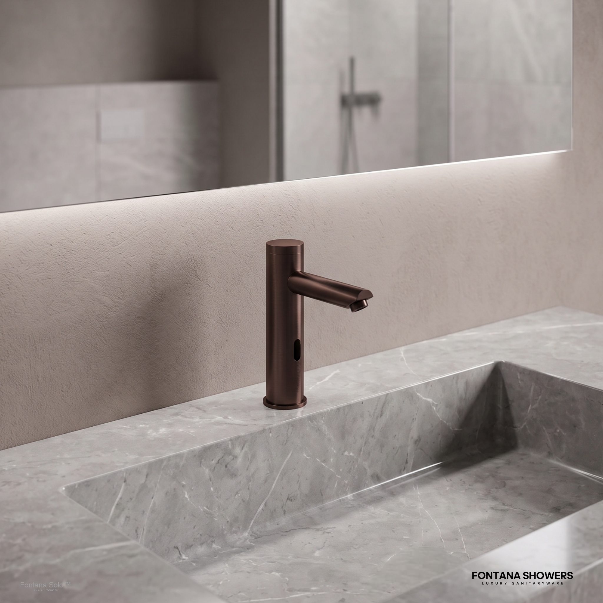 Solo Light Oil Rubbed Bronze Touchless Motion Activated Sink Faucet