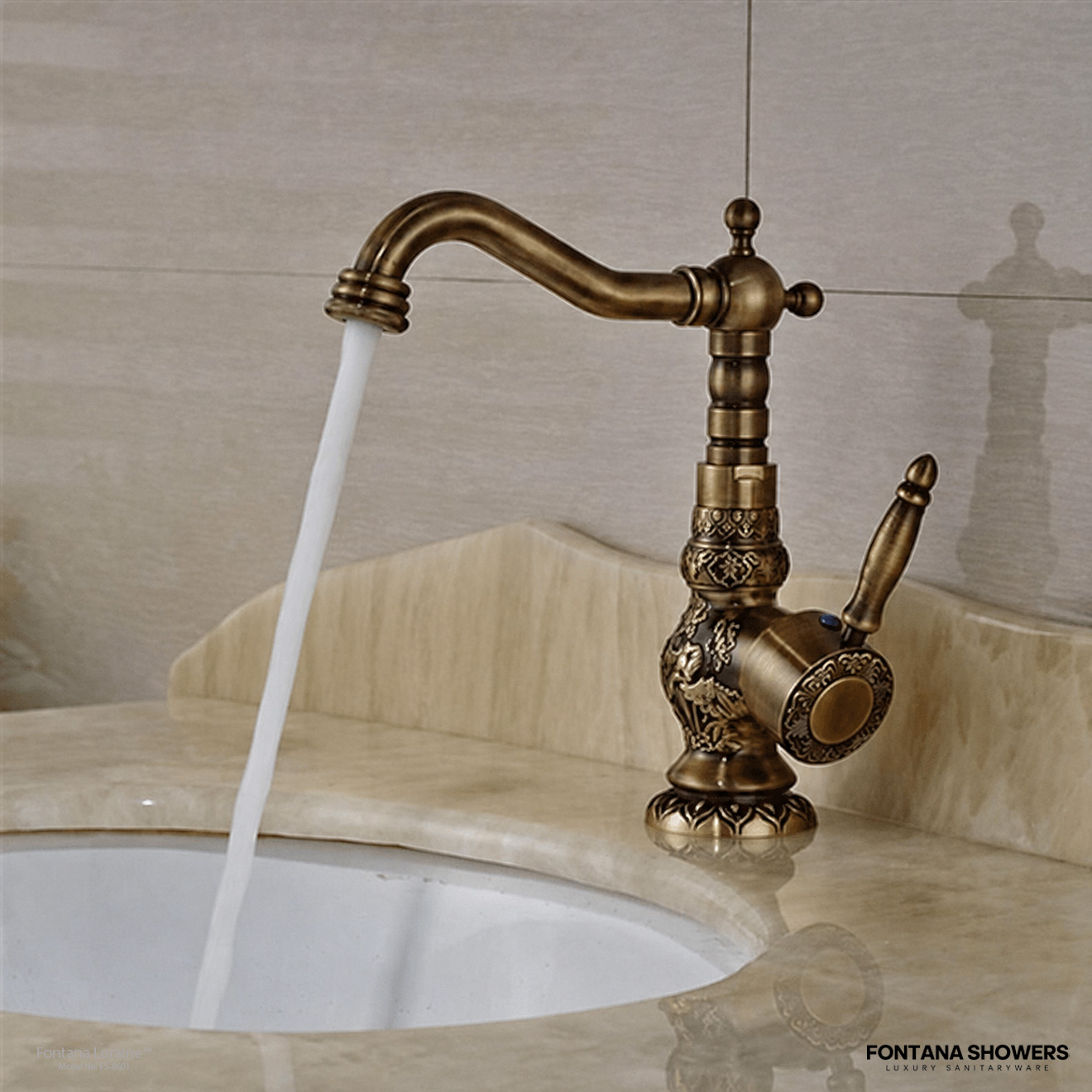 Fontana Marvello Basin Faucet in Chrome