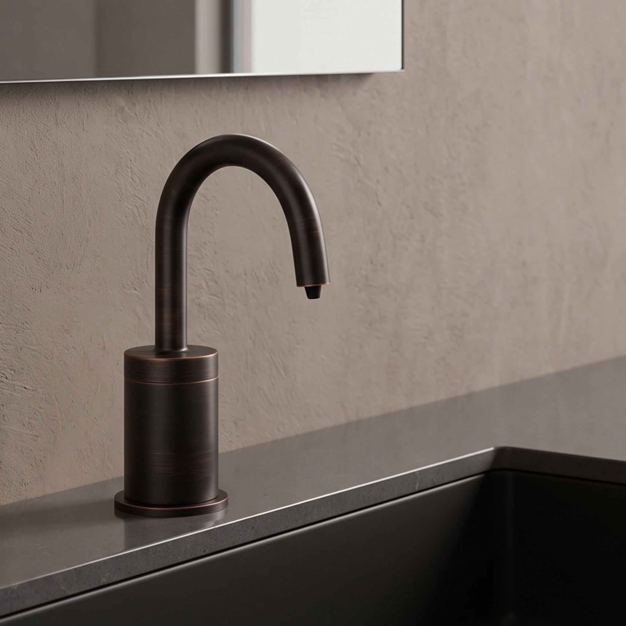 Fontana Lima Oil Rubbed Bronze Deck Mounted Automatic Soap Dispenser