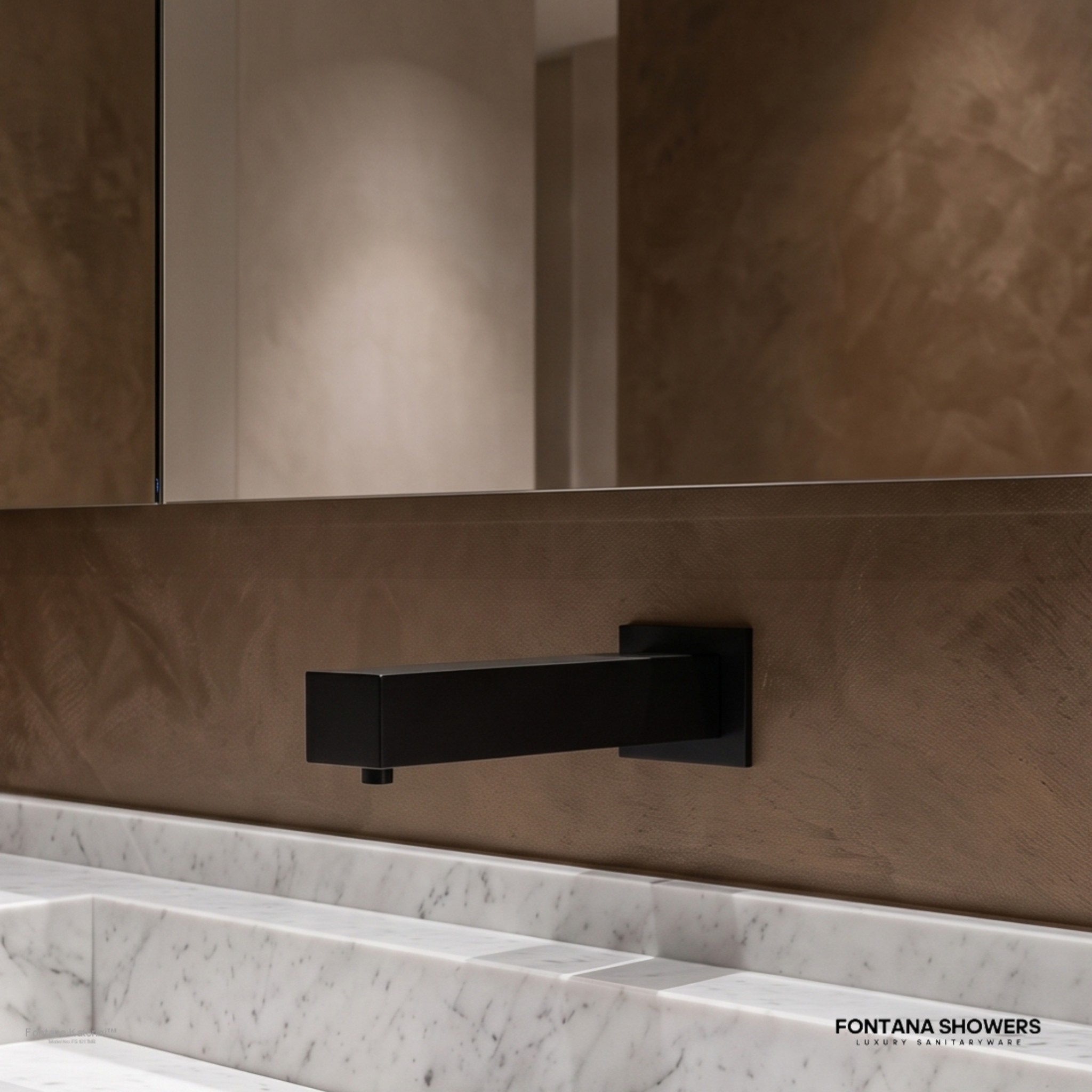 Fontana FS1017 Matte Black Automatic Soap Dispenser