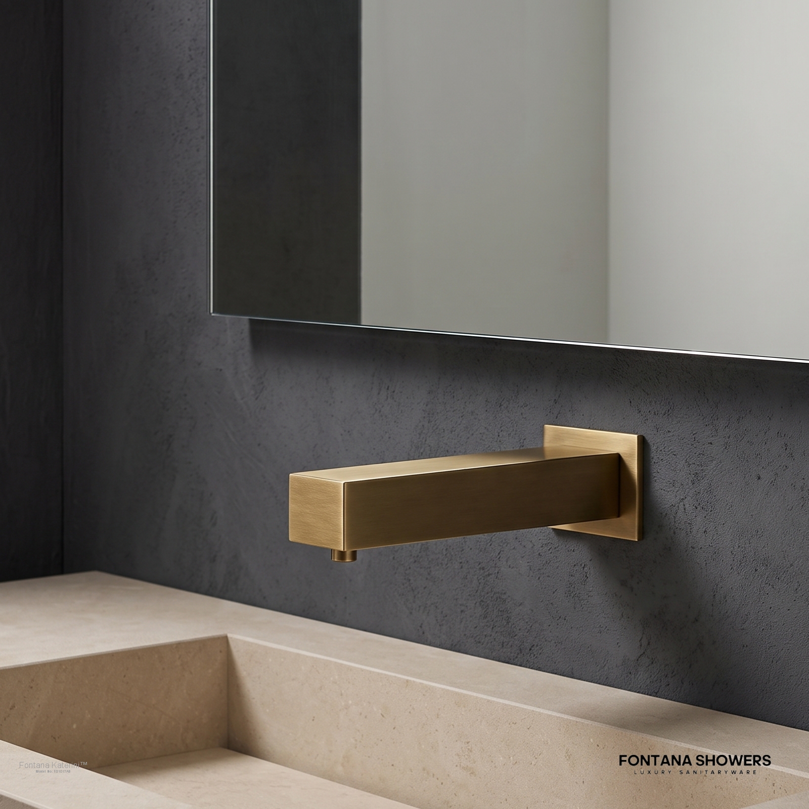 Fontana FS1017 Antique Brass Automatic Soap Dispenser