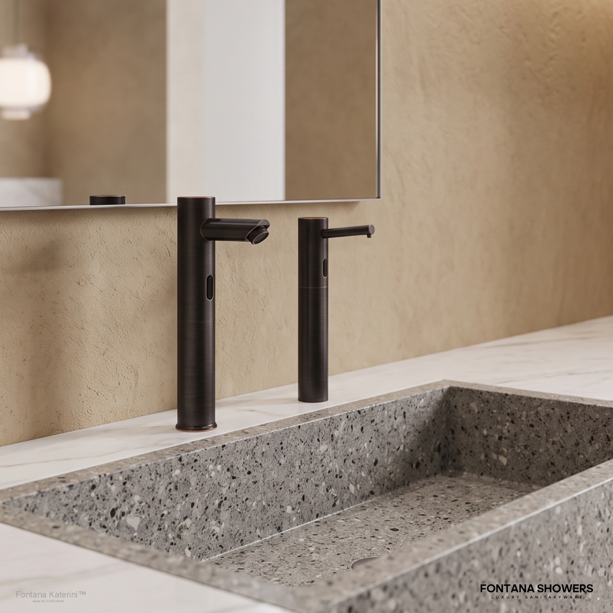 Fontana Katerini Oil Rubbed Bronze Sensor Pair