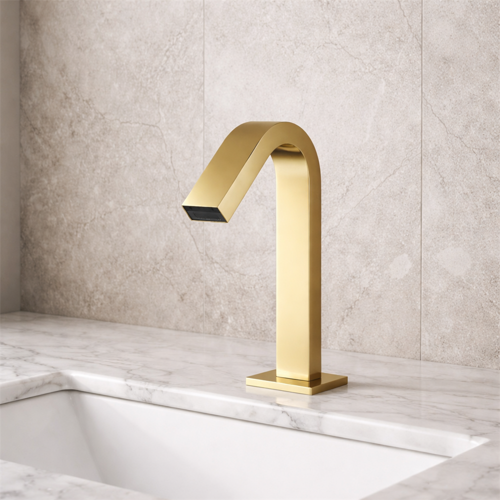 Fontana Brushed Gold Touchless Sensor Faucet