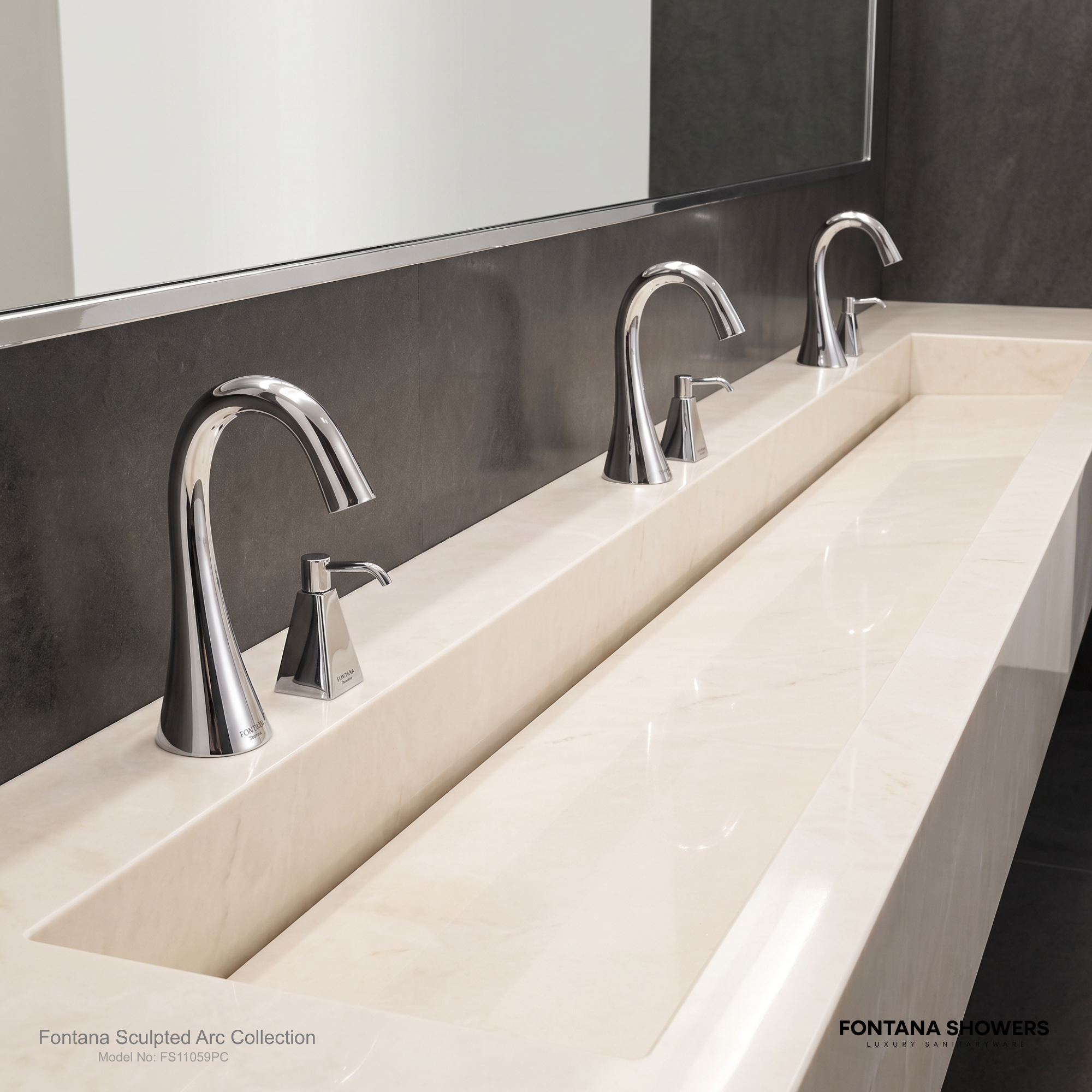 Fontana FS11059 Antique Brass Touchless Faucet FS11059AB