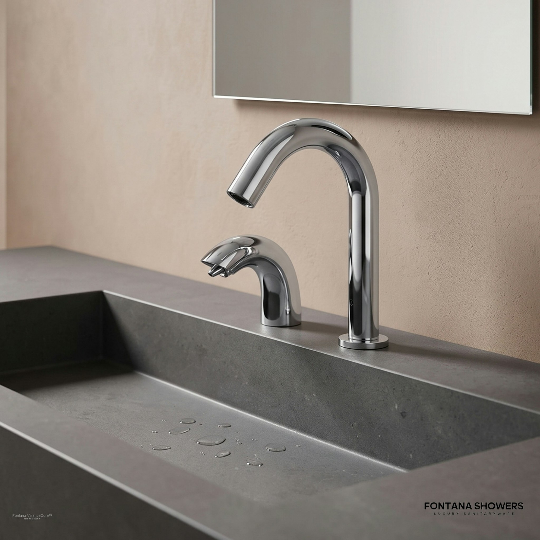 Fontana ValenceCore Chrome Sensor Faucet Set