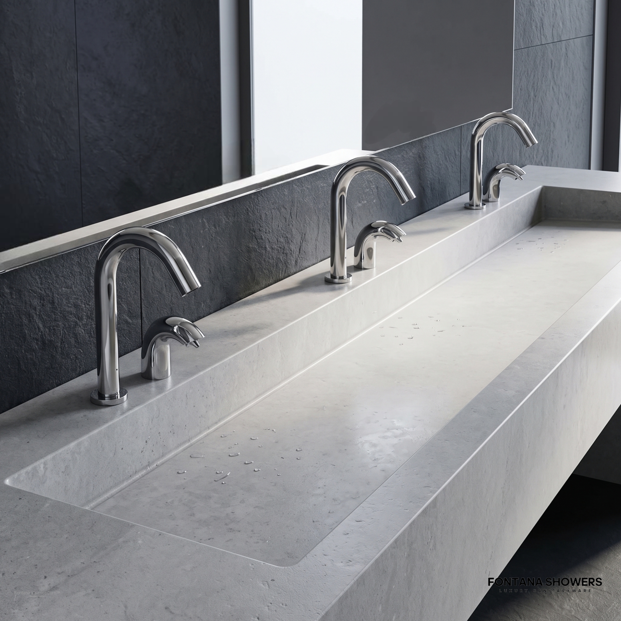Fontana ValenceCore Chrome Sensor Faucet Set