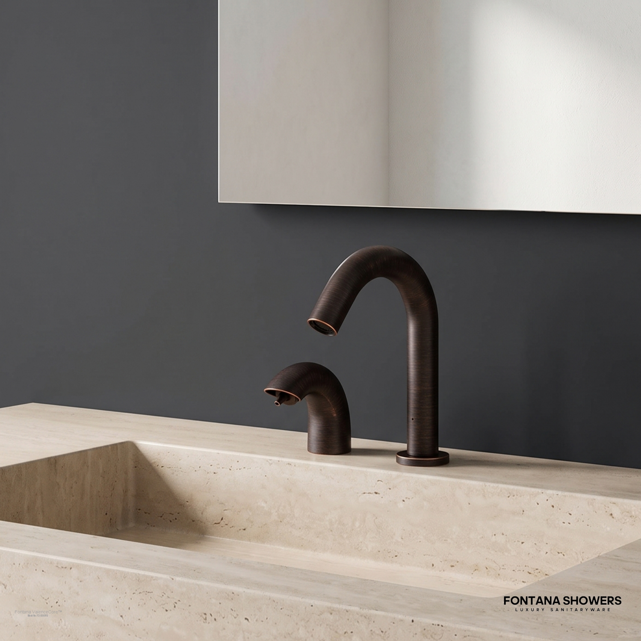 Fontana ValenceCore Oil Rubbed Bronze Sensor Faucet Set