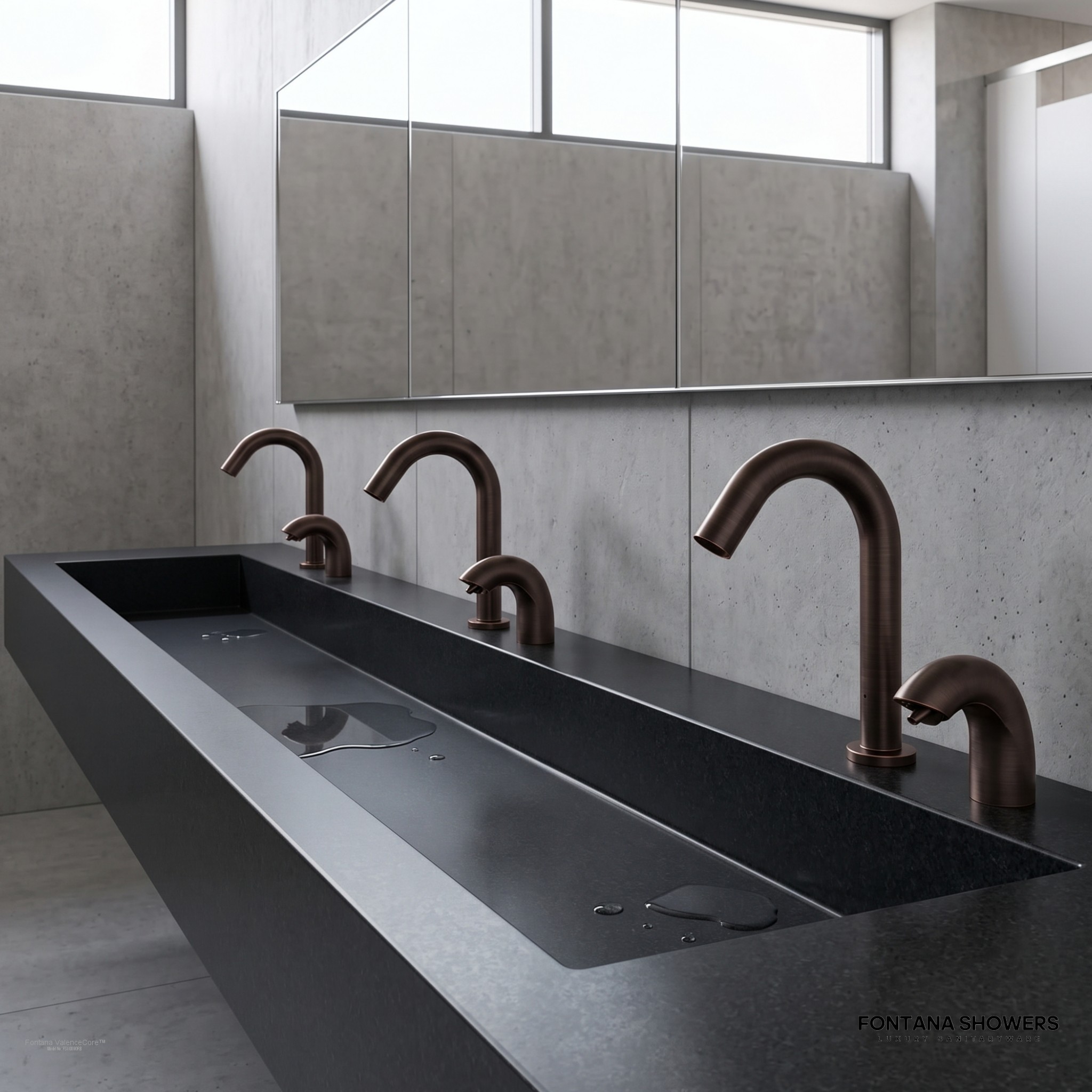 Fontana ValenceCore Oil Rubbed Bronze Sensor Faucet Set