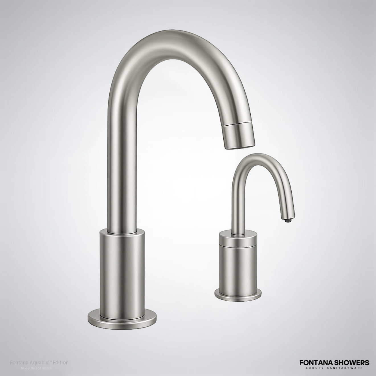 Fontana FS11095 Brushed Nickel Touchless Faucet Collection FS11095BN