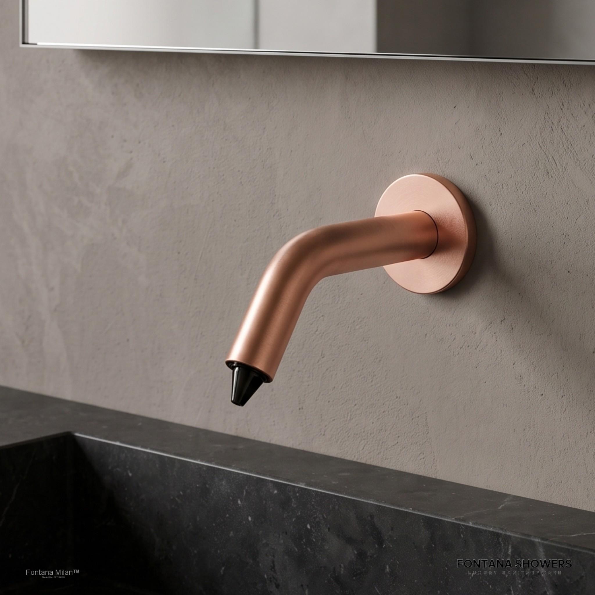Fontana Milan SmartDispense Rose Gold Wall Mounted Automatic Soap Dispenser