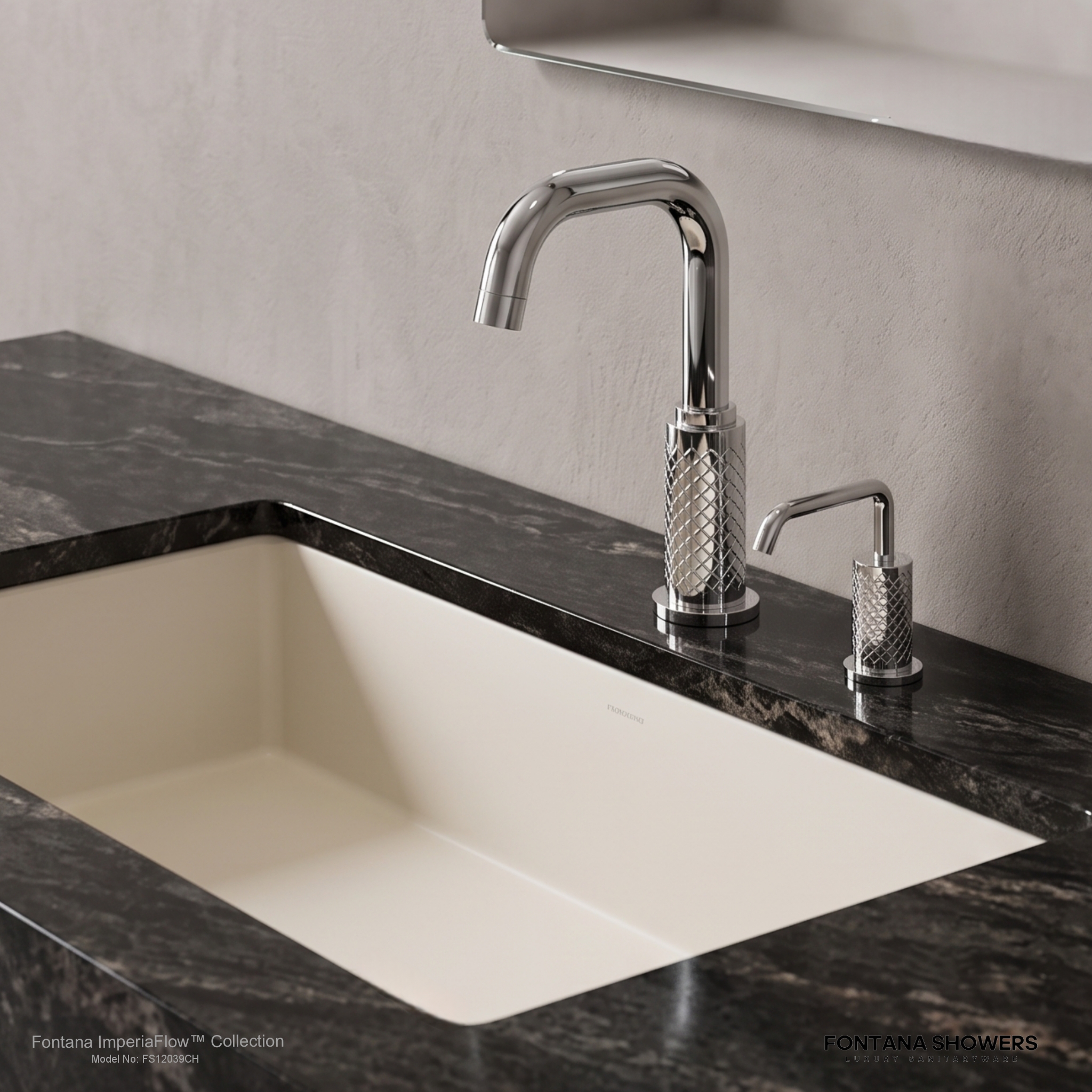 Commercial automatic faucet detection geometry in public restrooms