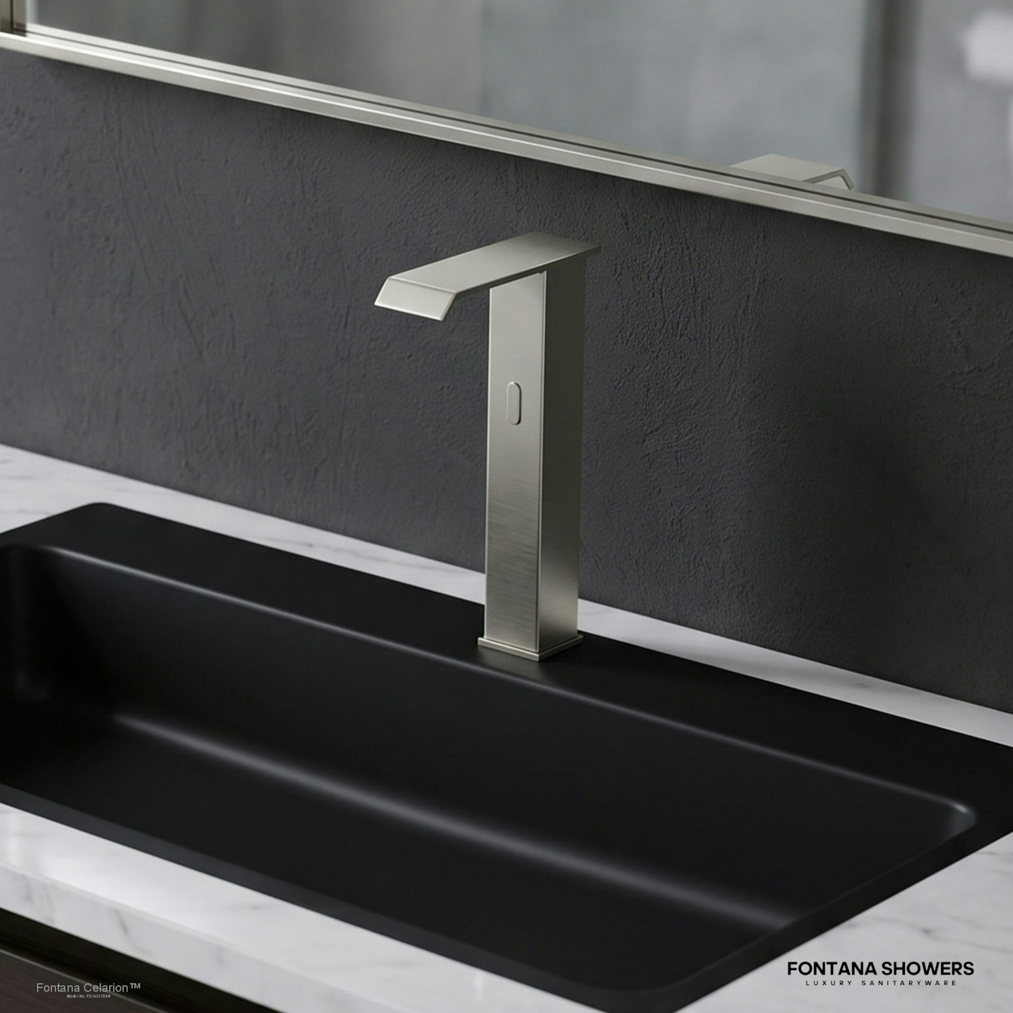 Fontana Celarion Brushed Nickel Commercial Touchless Faucet