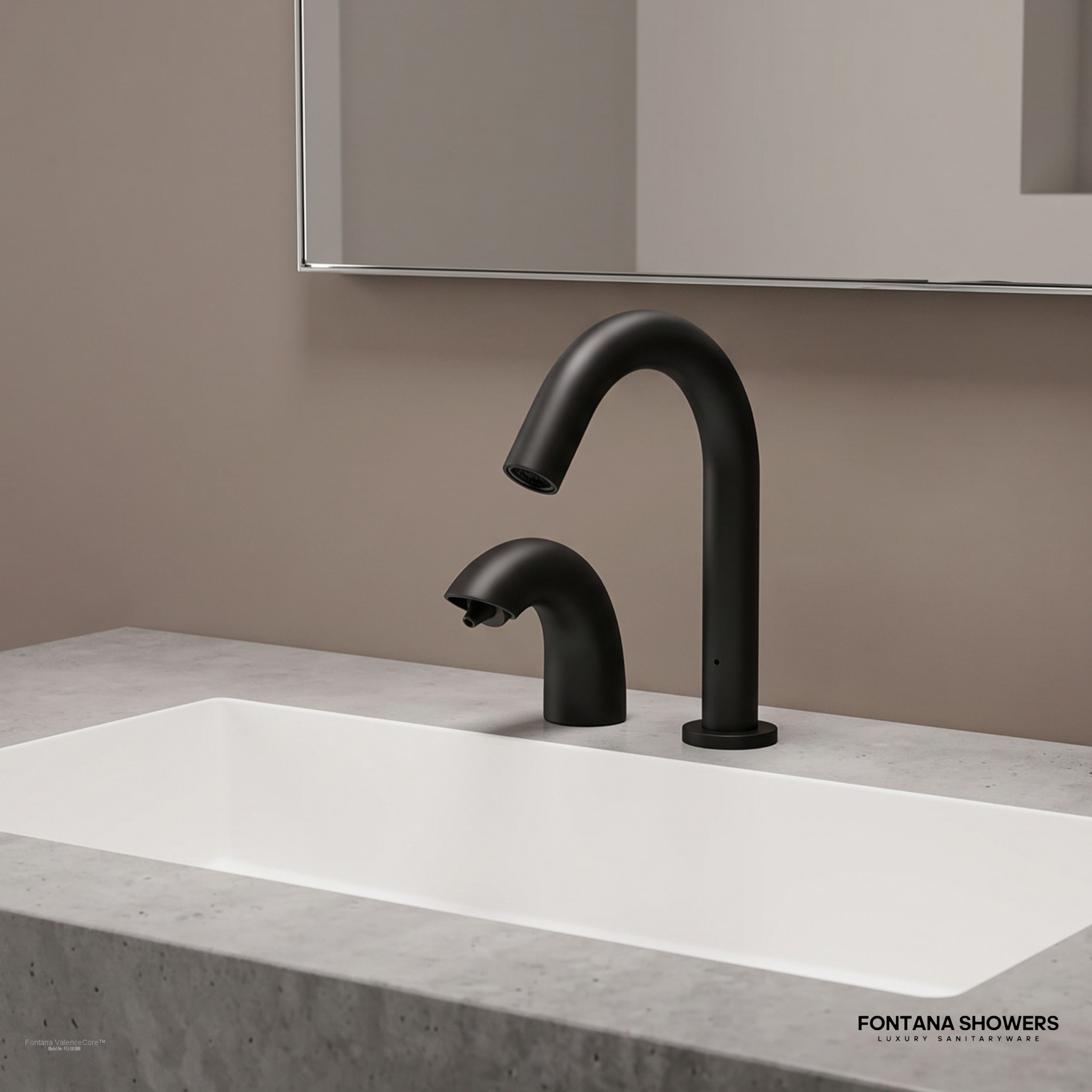 Fontana FS18284 Touchless Faucet & Automatic Soap Dispenser Set