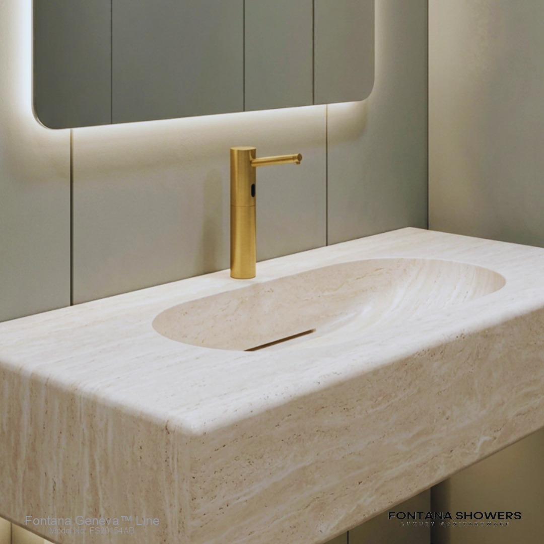 Fontana FS20154 Antique Brass Automatic Touchless Soap Dispenser