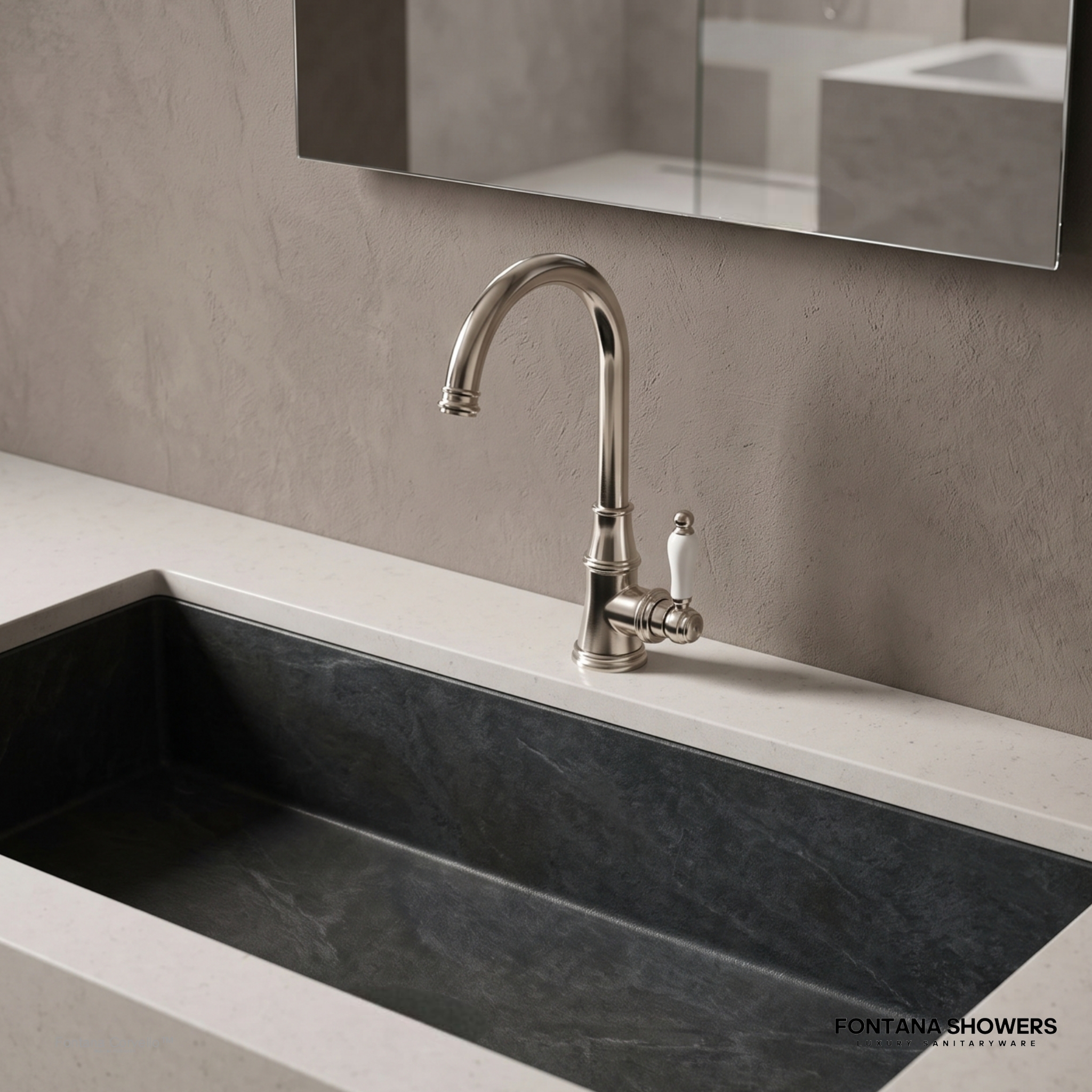 Fontana FS20161 Brushed Nickel Bathroom Faucet - FS20161BN