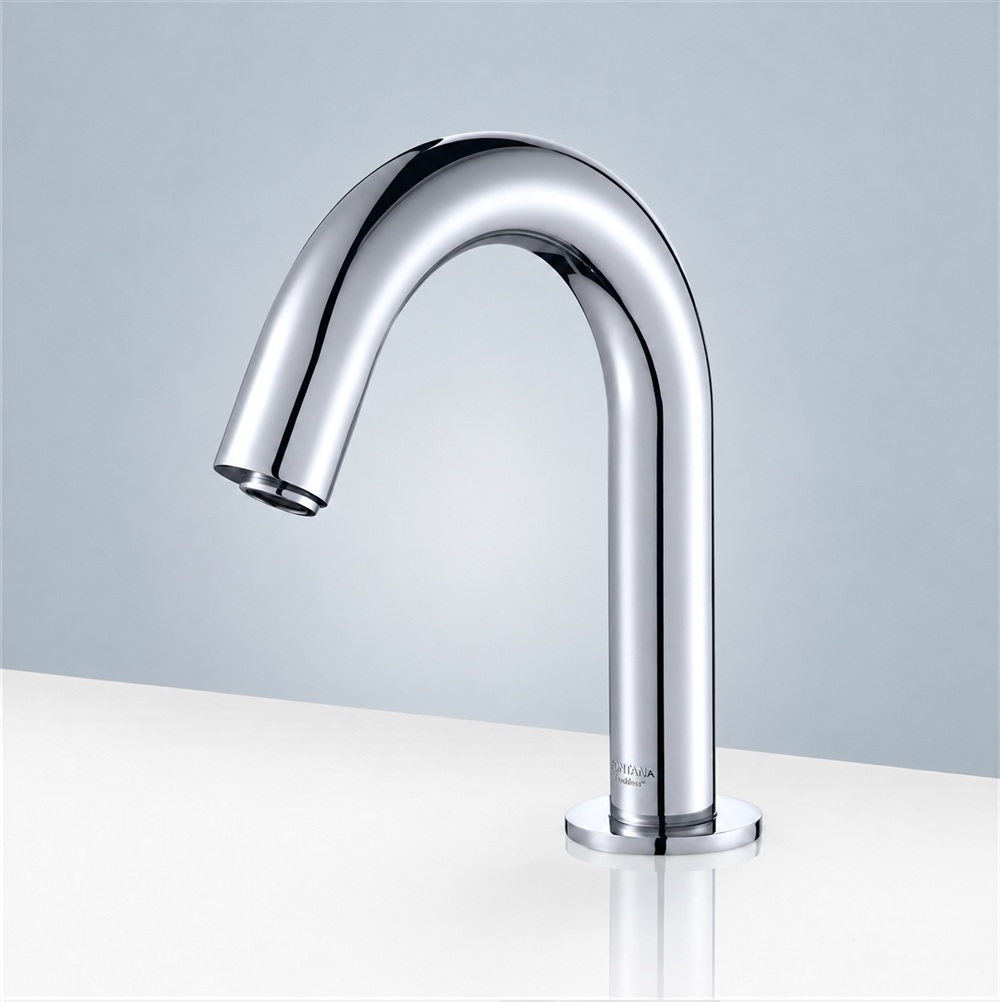 Fontana Brio FS2361TF commercial chrome touchless automatic sensor bathroom faucet