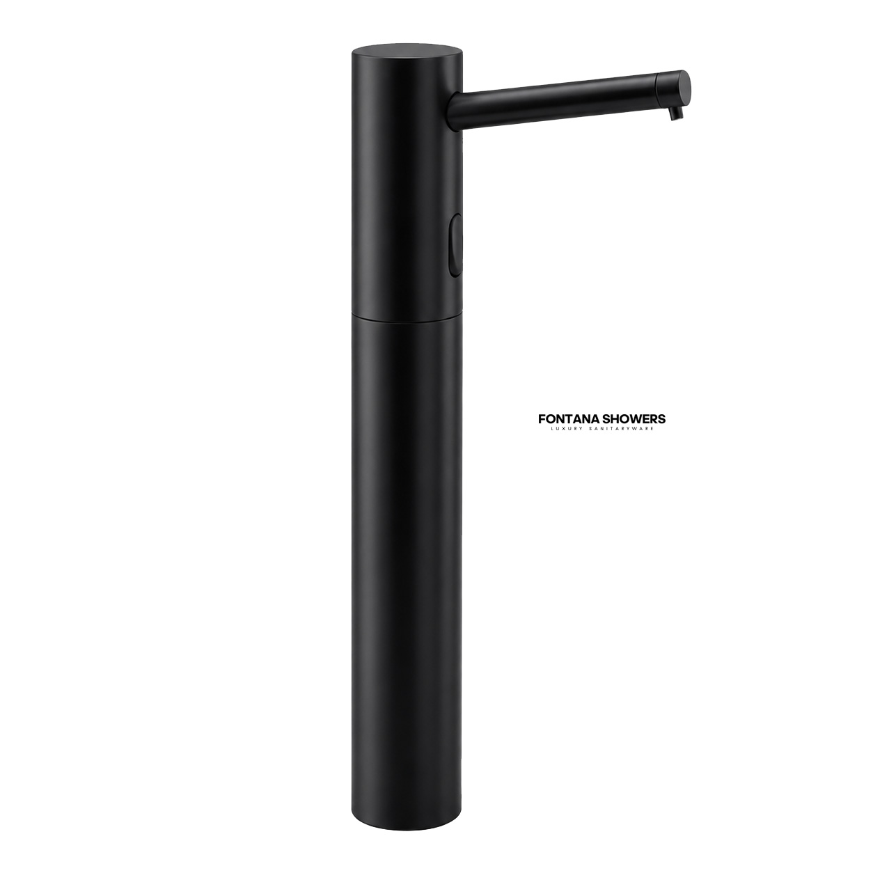 Fontana Geneva Matte Black Touchless Luxury Soap Dispenser