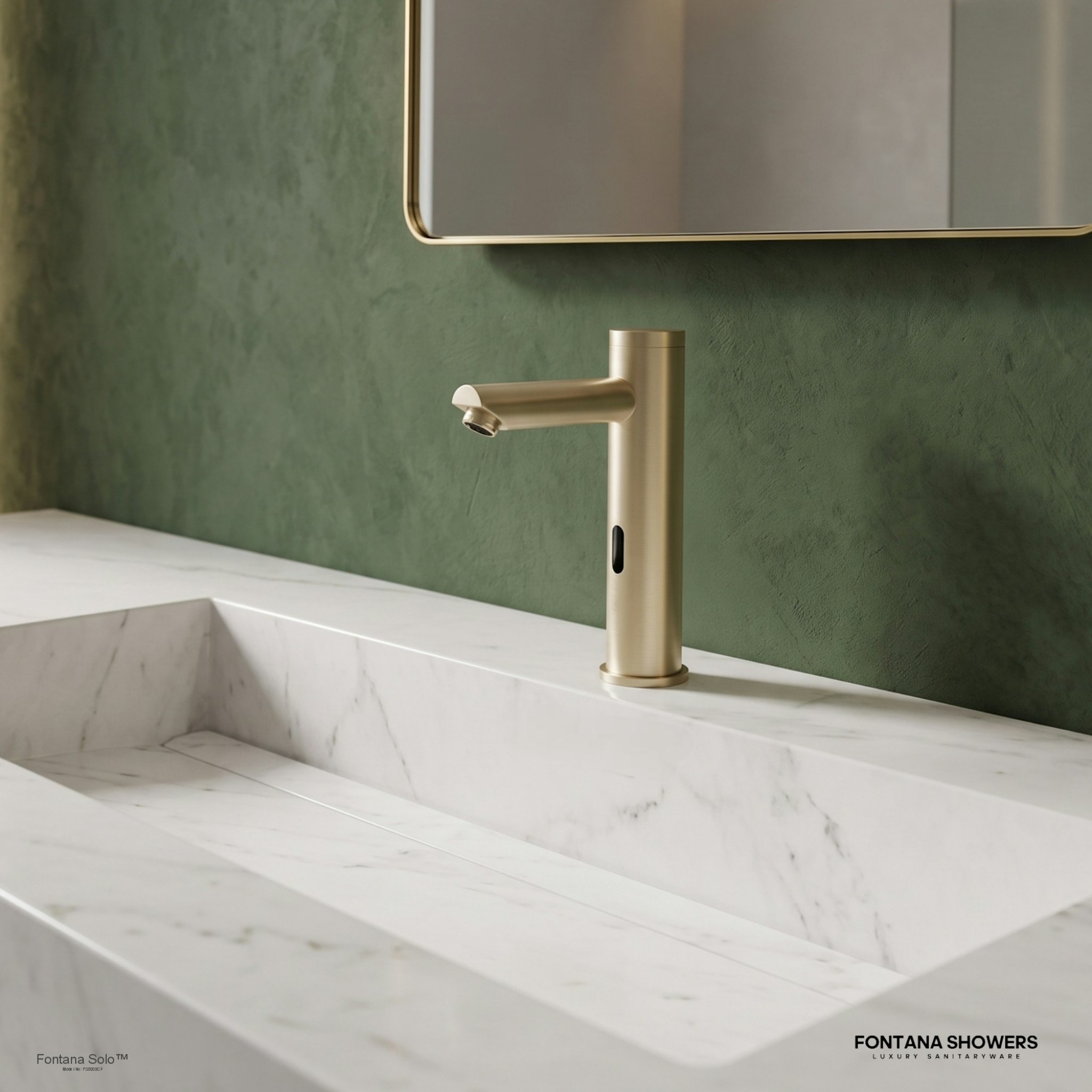 Fontana Solo Edition Champagne Motion Activated Faucet