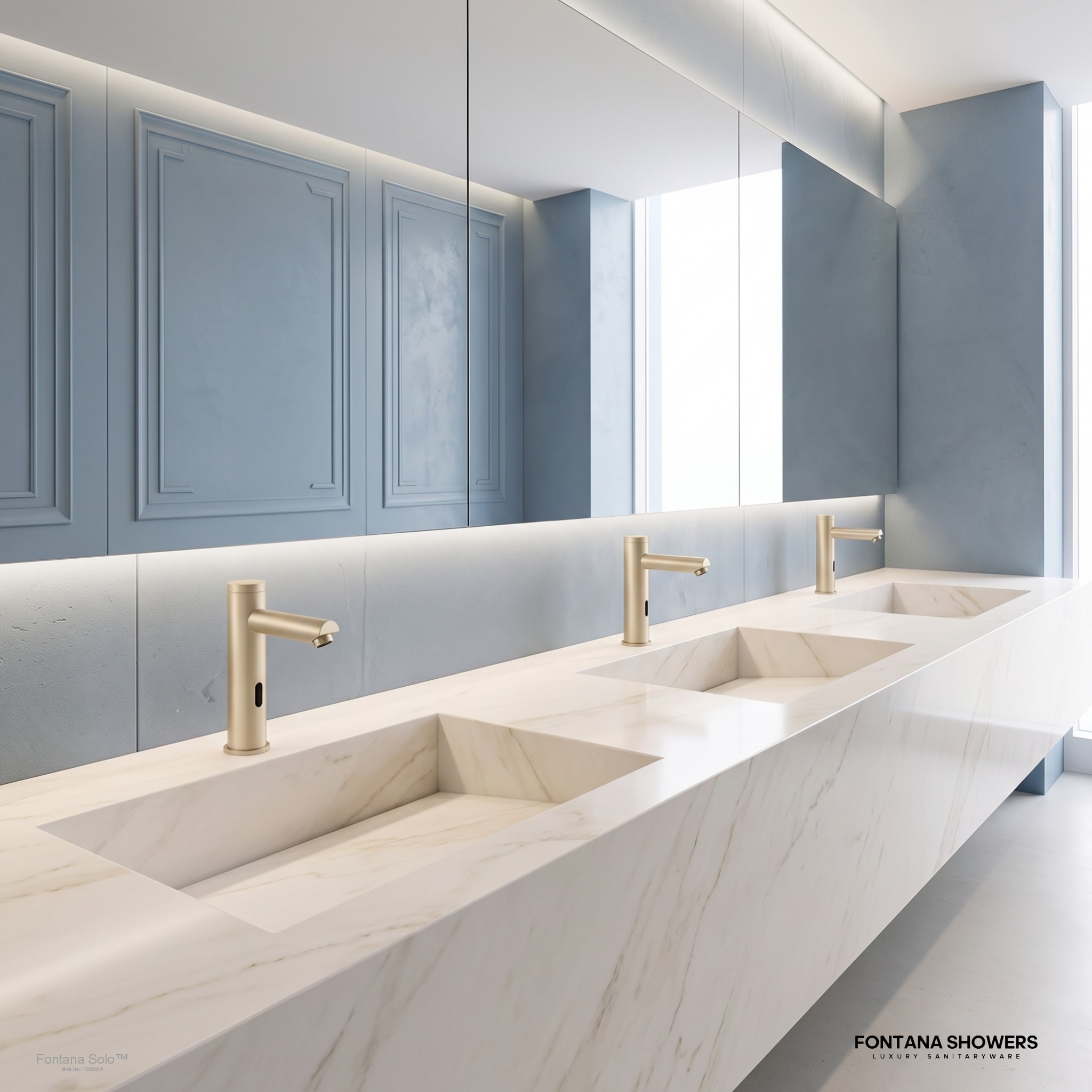 Fontana Solo Edition Champagne Motion Activated Faucet