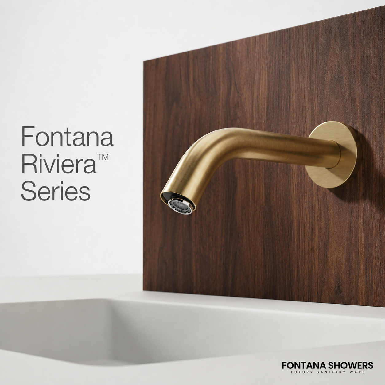 Fontana FS20157RG Rose Gold Touchless Faucet